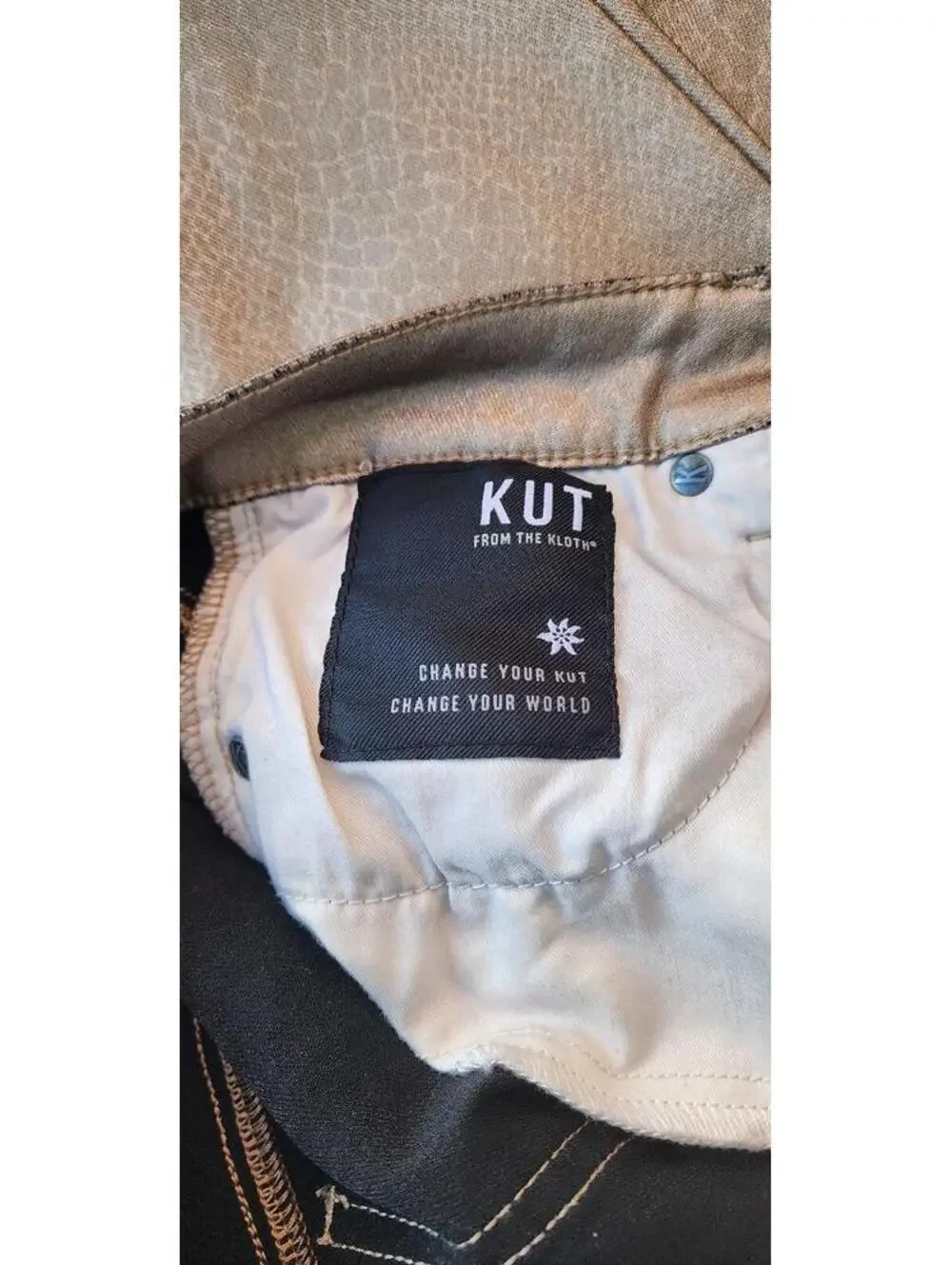 NWT Kut From The Kloth Connie Fab Ab High Rise Ankle Skinny Jeans Size 8 Beige - Picture 10 of 11